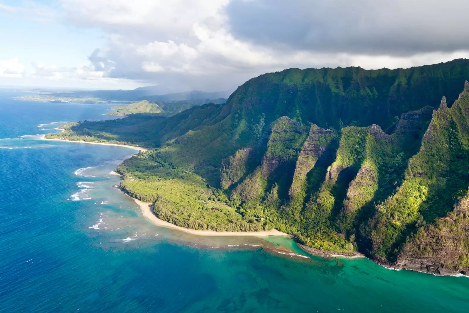 The island of Kauai.