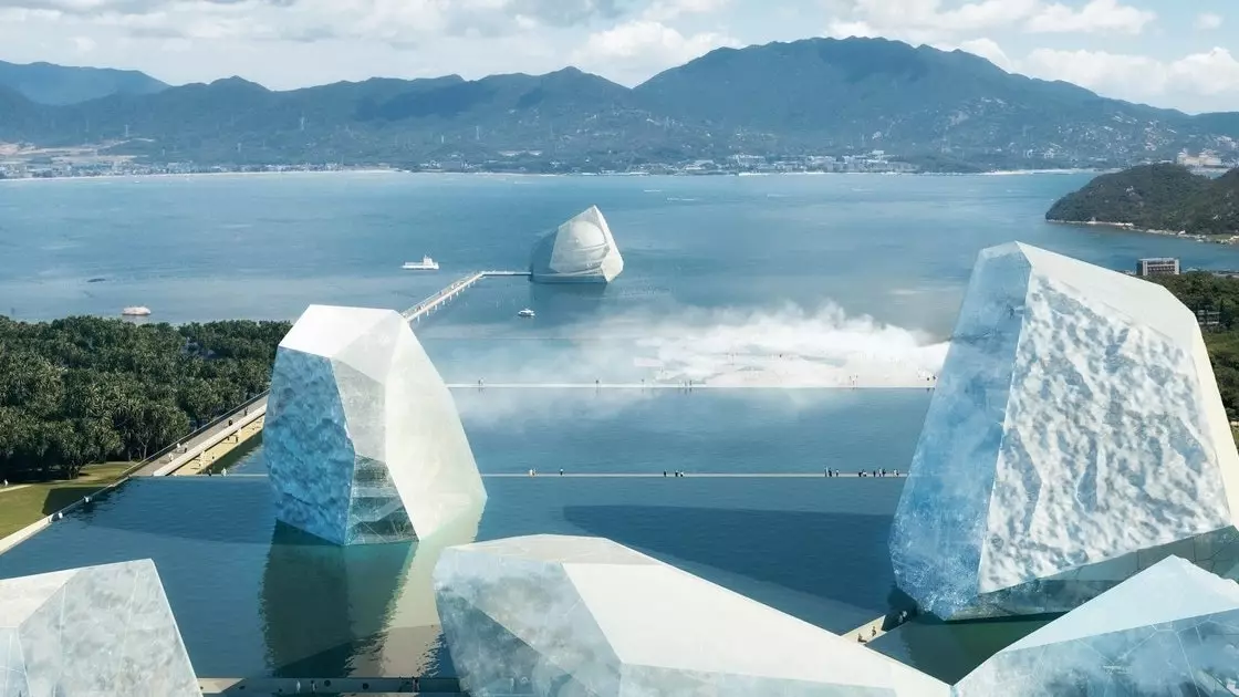 氷山と海：深センの印象的な海事博物館