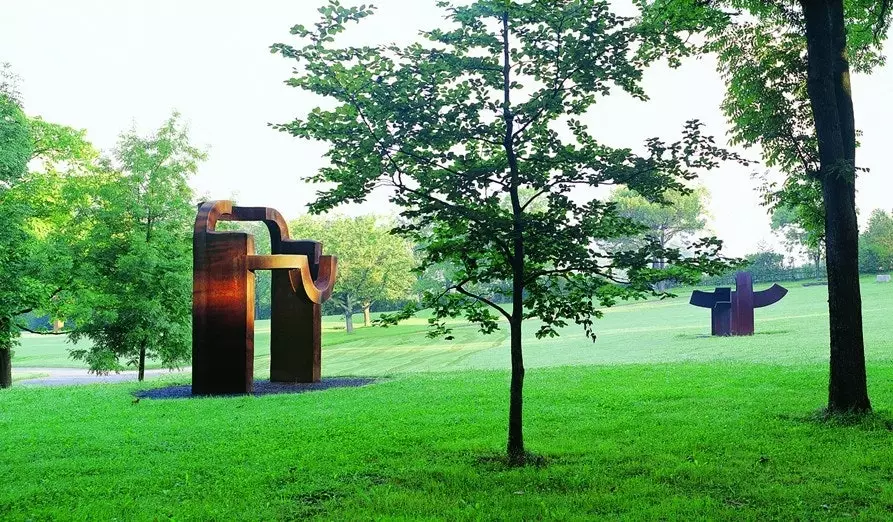 Chillida Leku kết hợp giữa nghệ thuật và thiên nhiên.