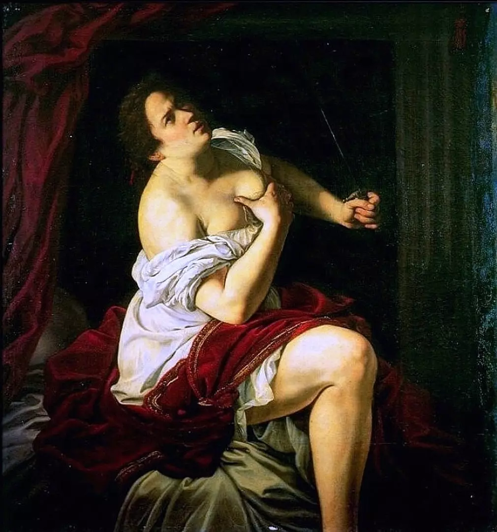 Artemisia Gentileschi tarafından 'Lucretia'