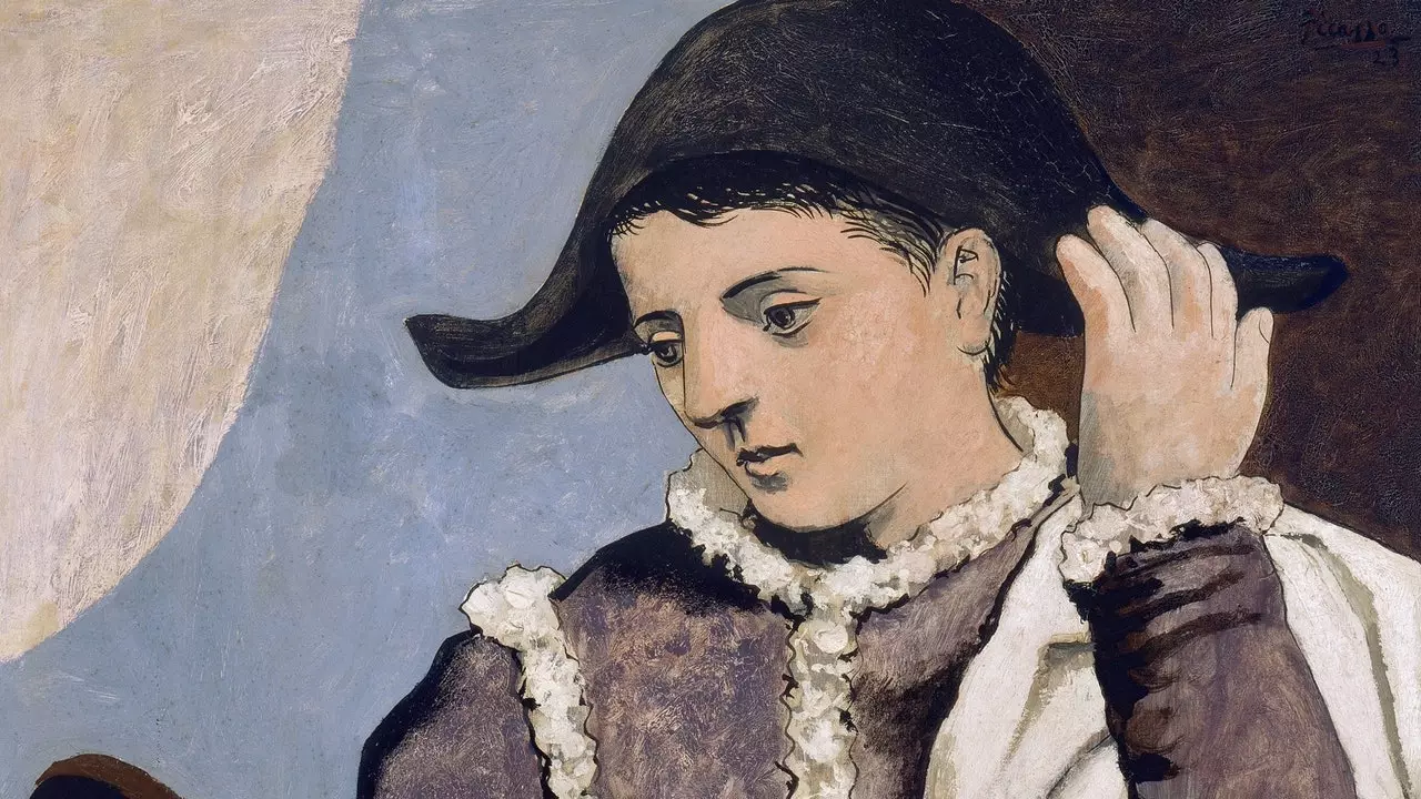 Vjaġġ għal pittura: 'Arlequin bil-mera', ta' Pablo Picasso