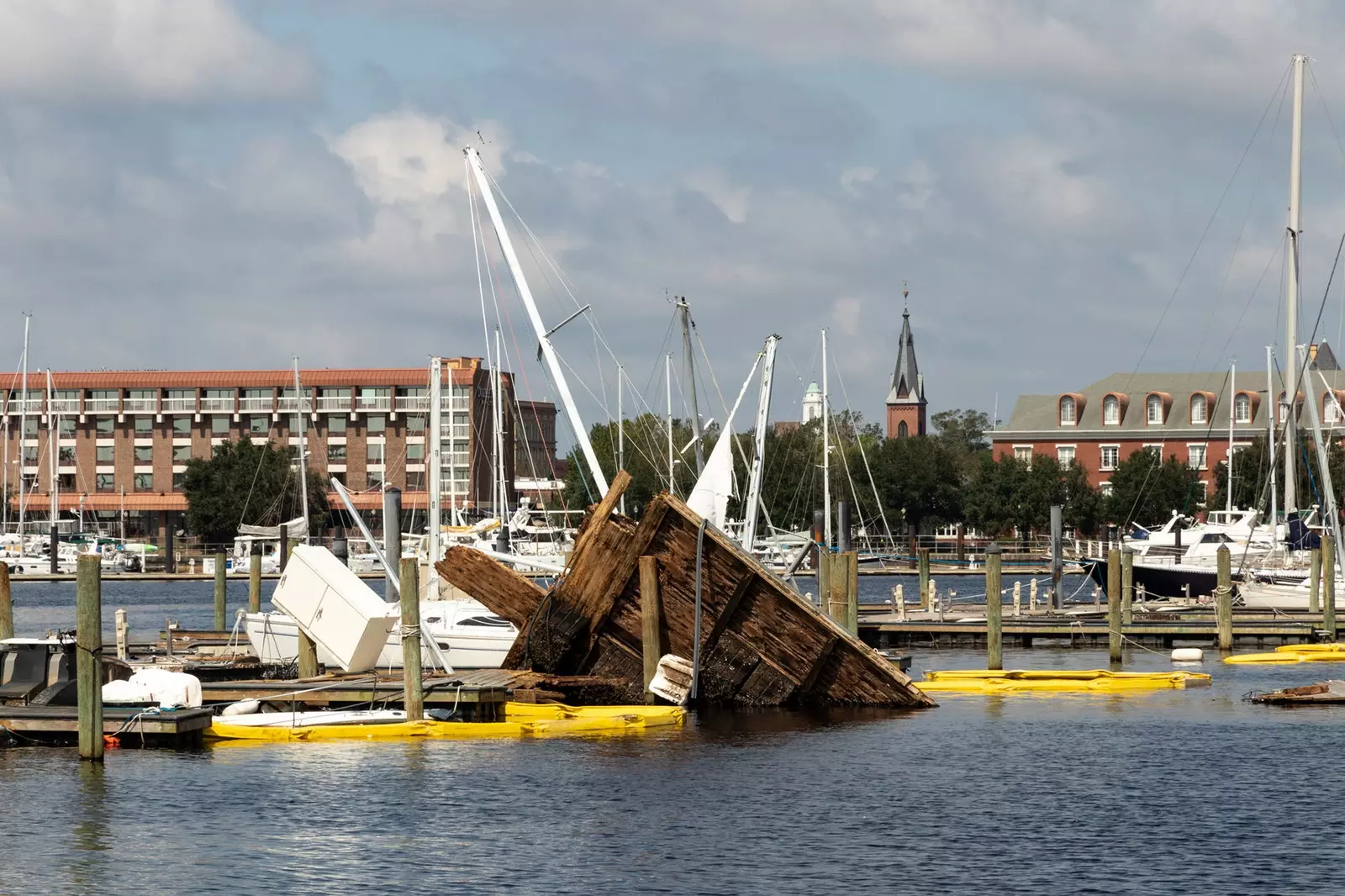 Schued vum Hurrikan Florence an North Carolina