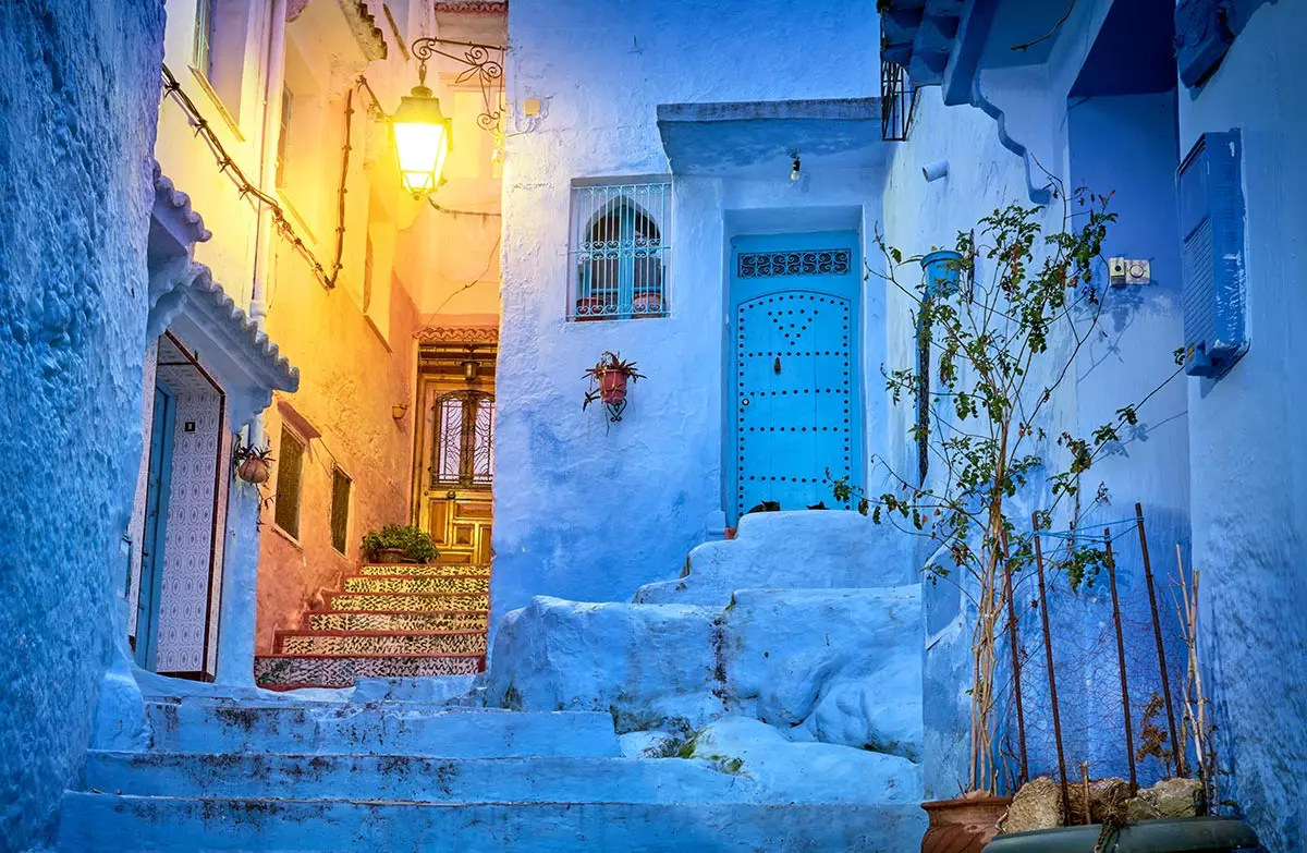 Qoy özünüzü Chefchaouen sehri ilə aparın