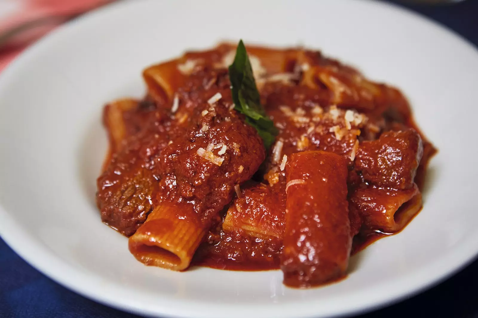 The delicious pasta with ragu from the Tandem restaurant