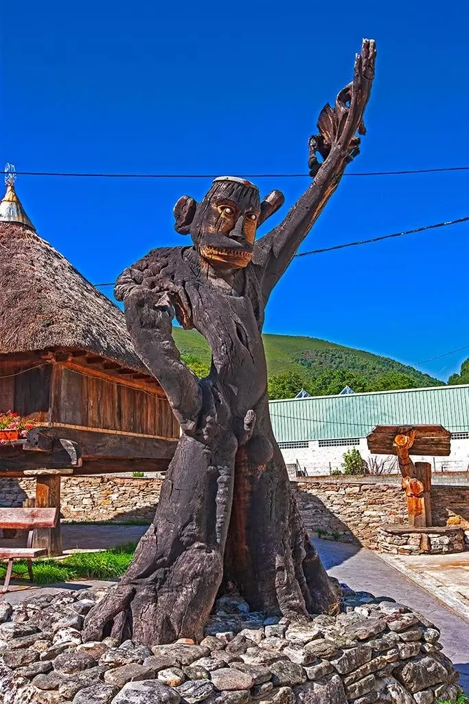 Útvonal faragott fák El Bierzo