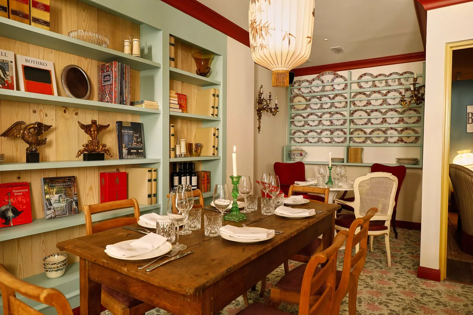 La sala da pranzo di Casa Isabella