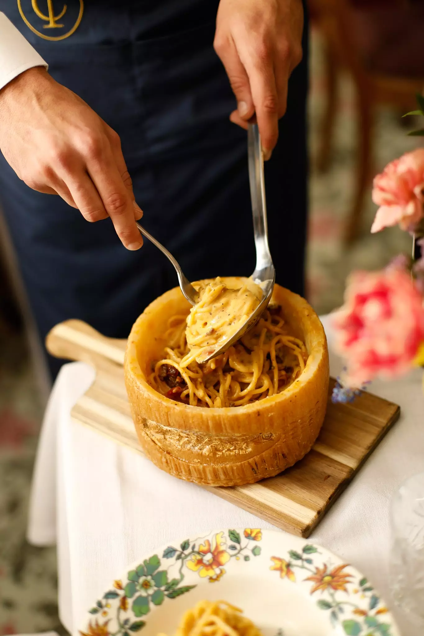 Špageti alla carbonara v Casa Isabella