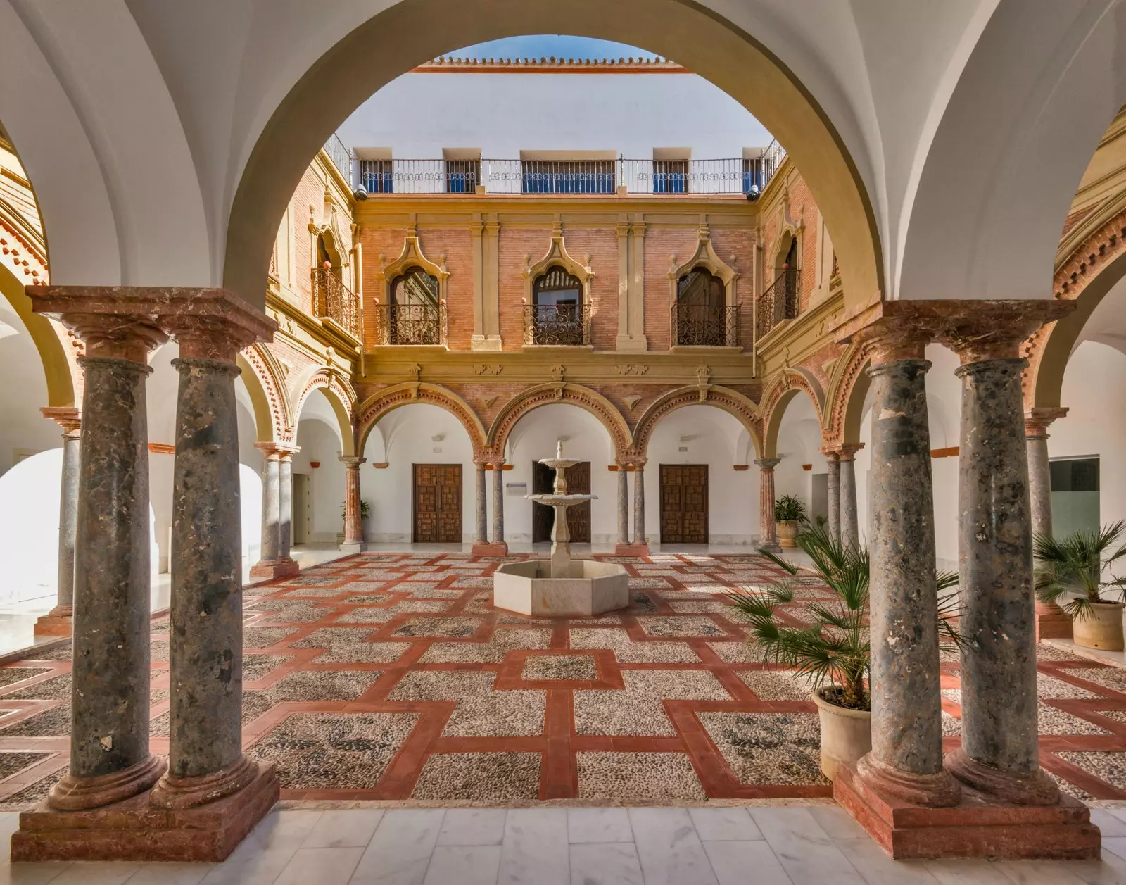 Cour de la Casa de los Mora à Lucena, capitale de la région Subbtica.