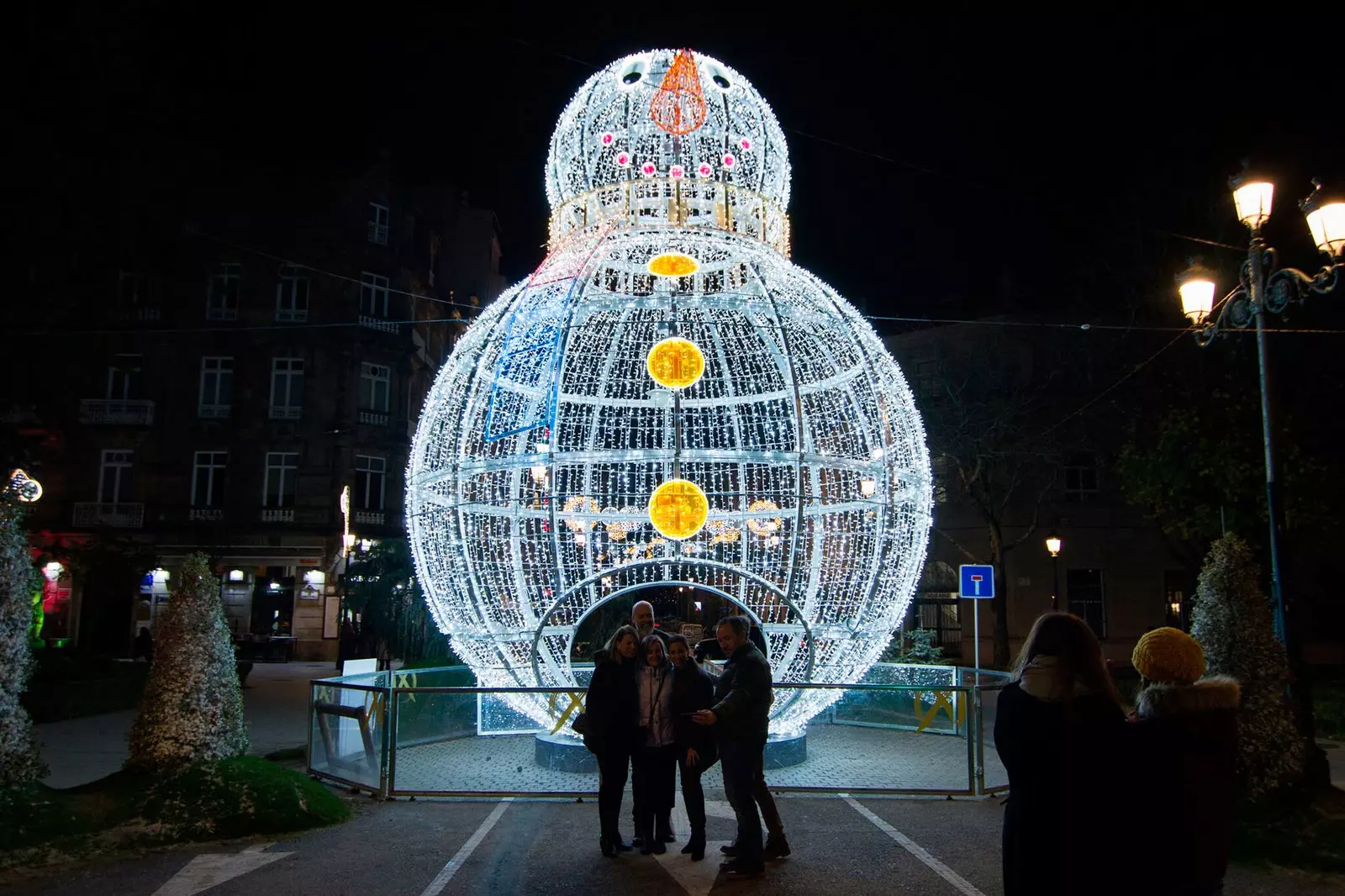 Vigo, aquela que se torna a história tradicional do Natal ano após ano, também mostra o trabalho de Iluminaciones Ximnez