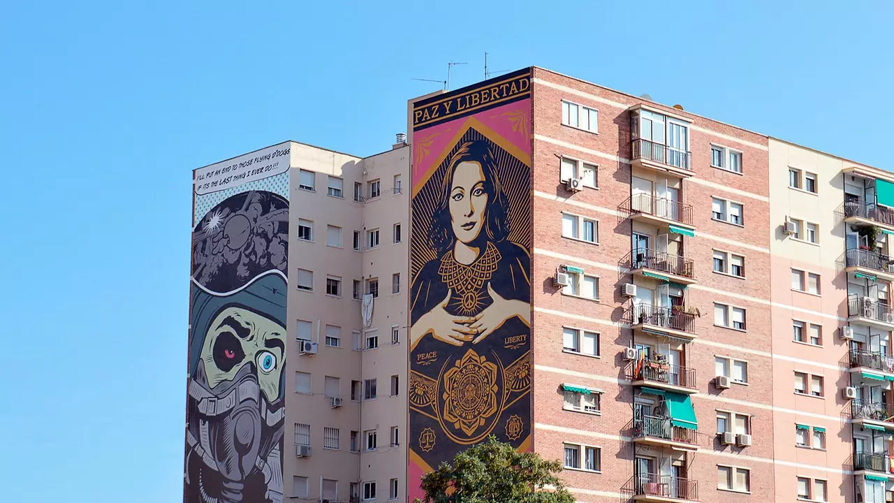 An ealaín uirbeach a conquers Malaga