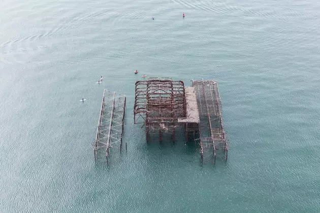 Vanha laituri i360:stä nähtynä