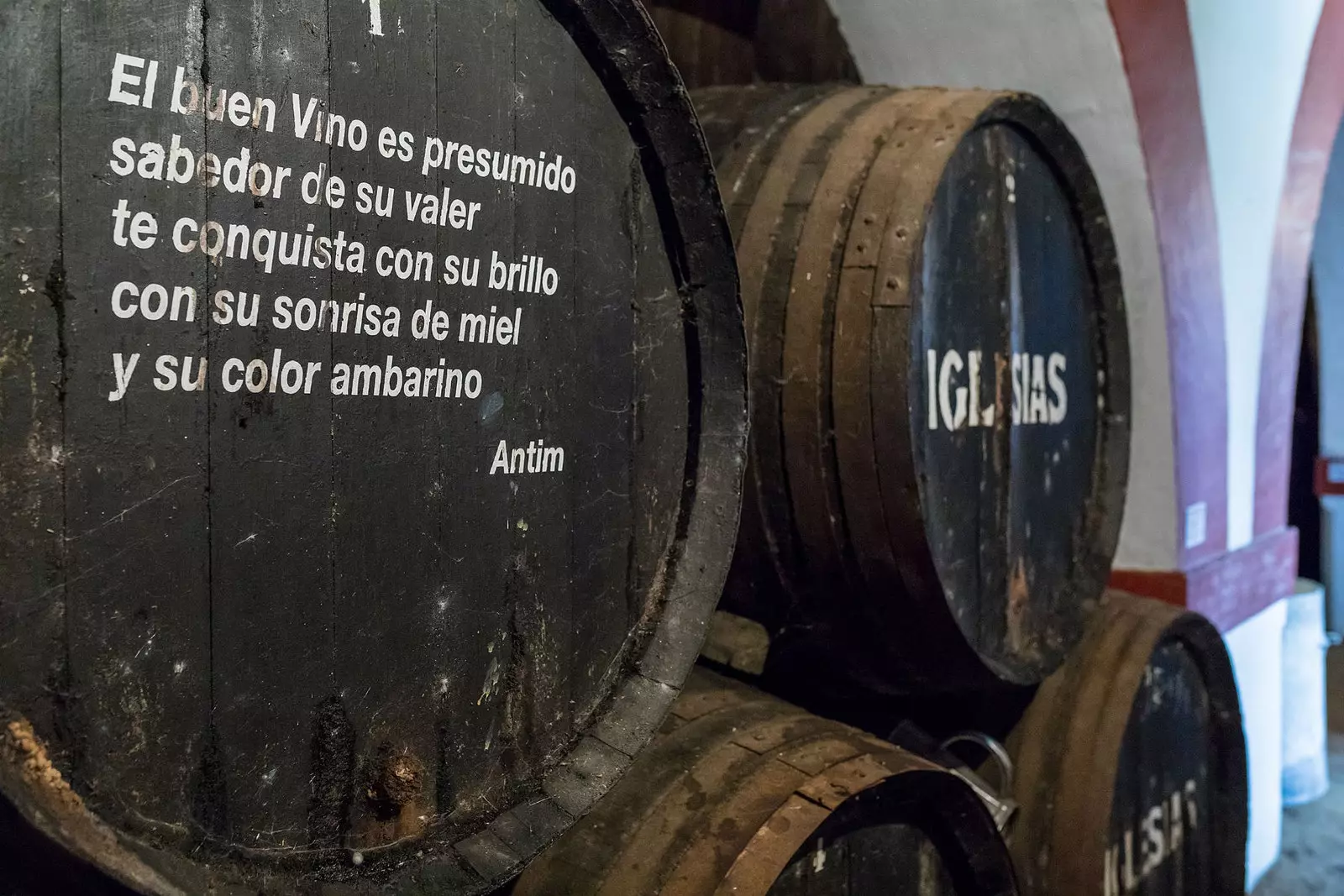 البراميل في Bodegas Iglesias