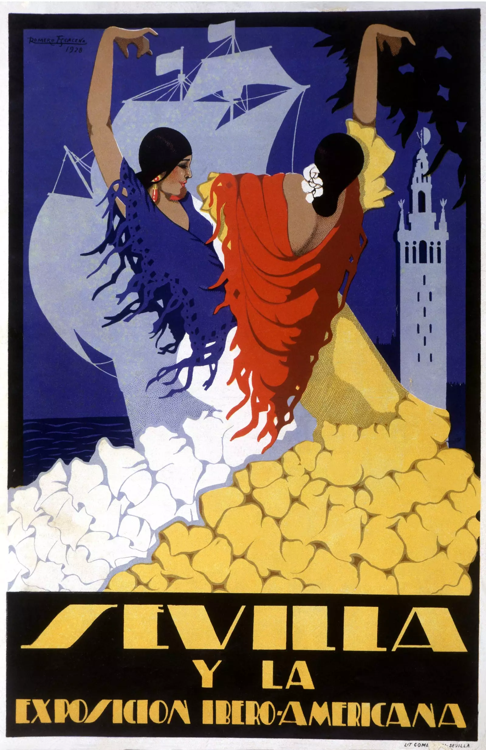 Plakat for den ibero-amerikanske utstillingen i 1929