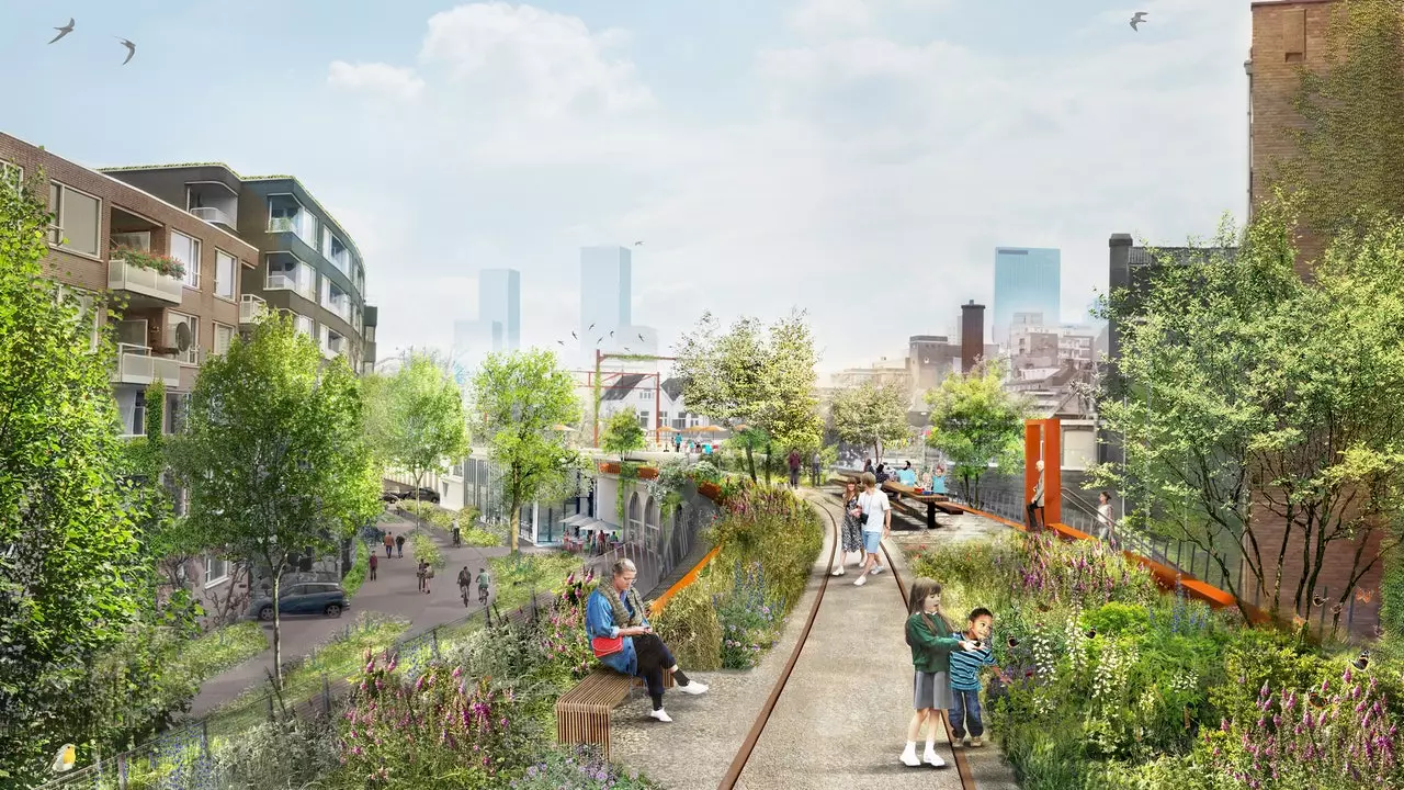 Rotterdam va lansa o „High Line” pentru a se deconecta și a respira