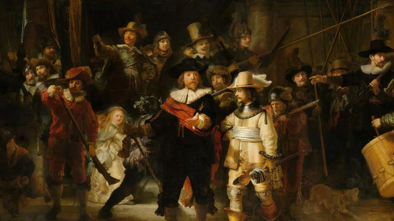 Kunstig intelligens gjenoppretter Rembrandts "The Night Watch"