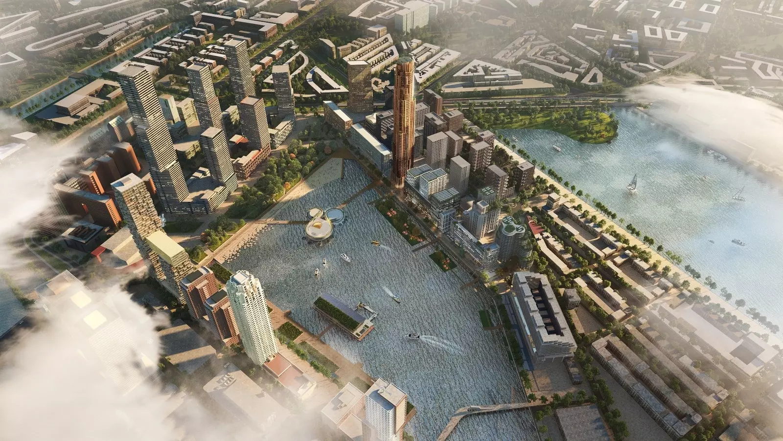 Une construction qui vise à revitaliser le port de Rotterdam.