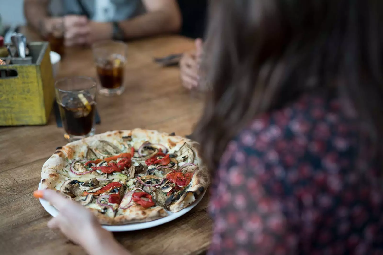 Gerador de pôsteres de pizza Madri