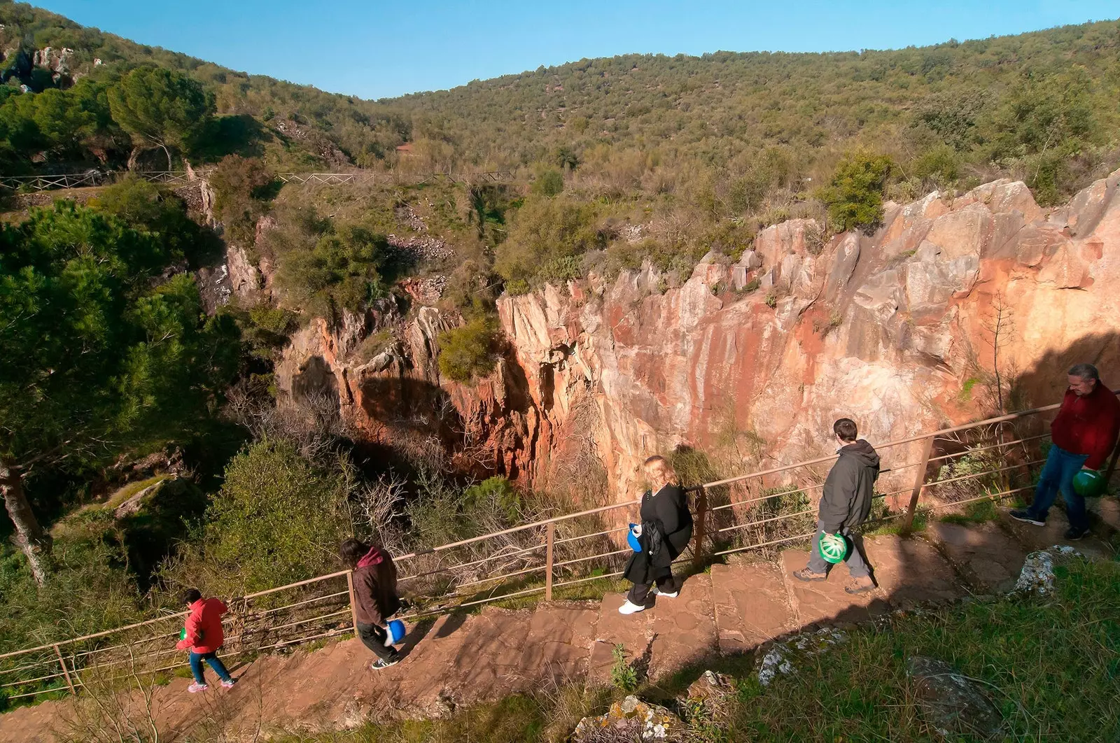 The old iron mine La Jayona Fuente del Arco Badajoz