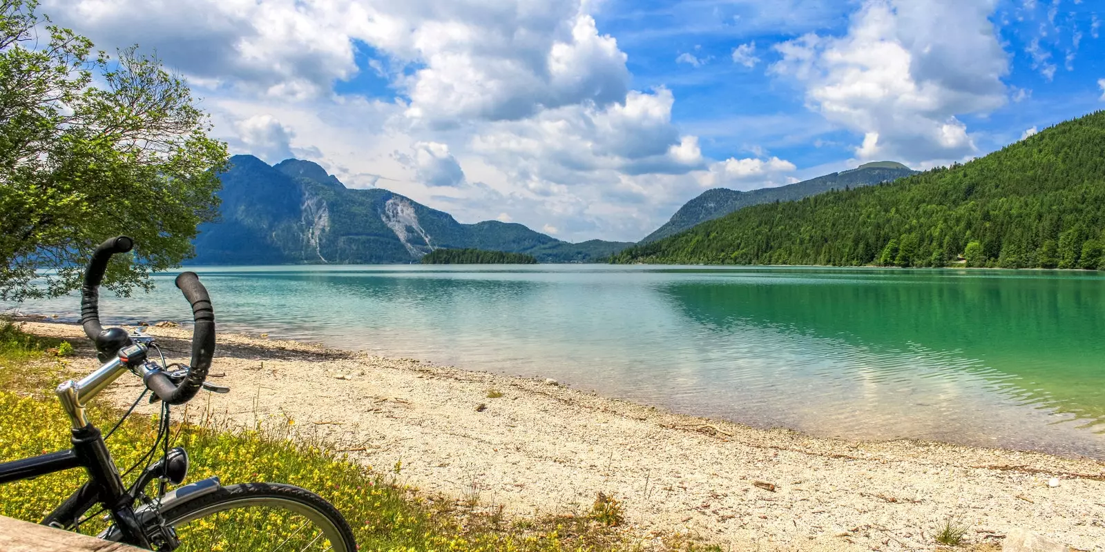 Hồ Walchen vùng Bavaria Caribbean.