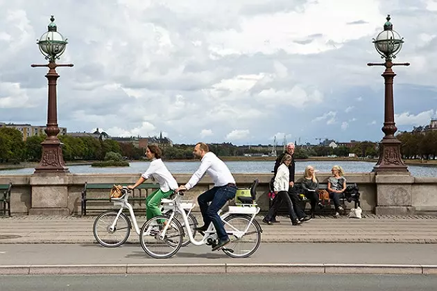 Ciclistas em Copenhague