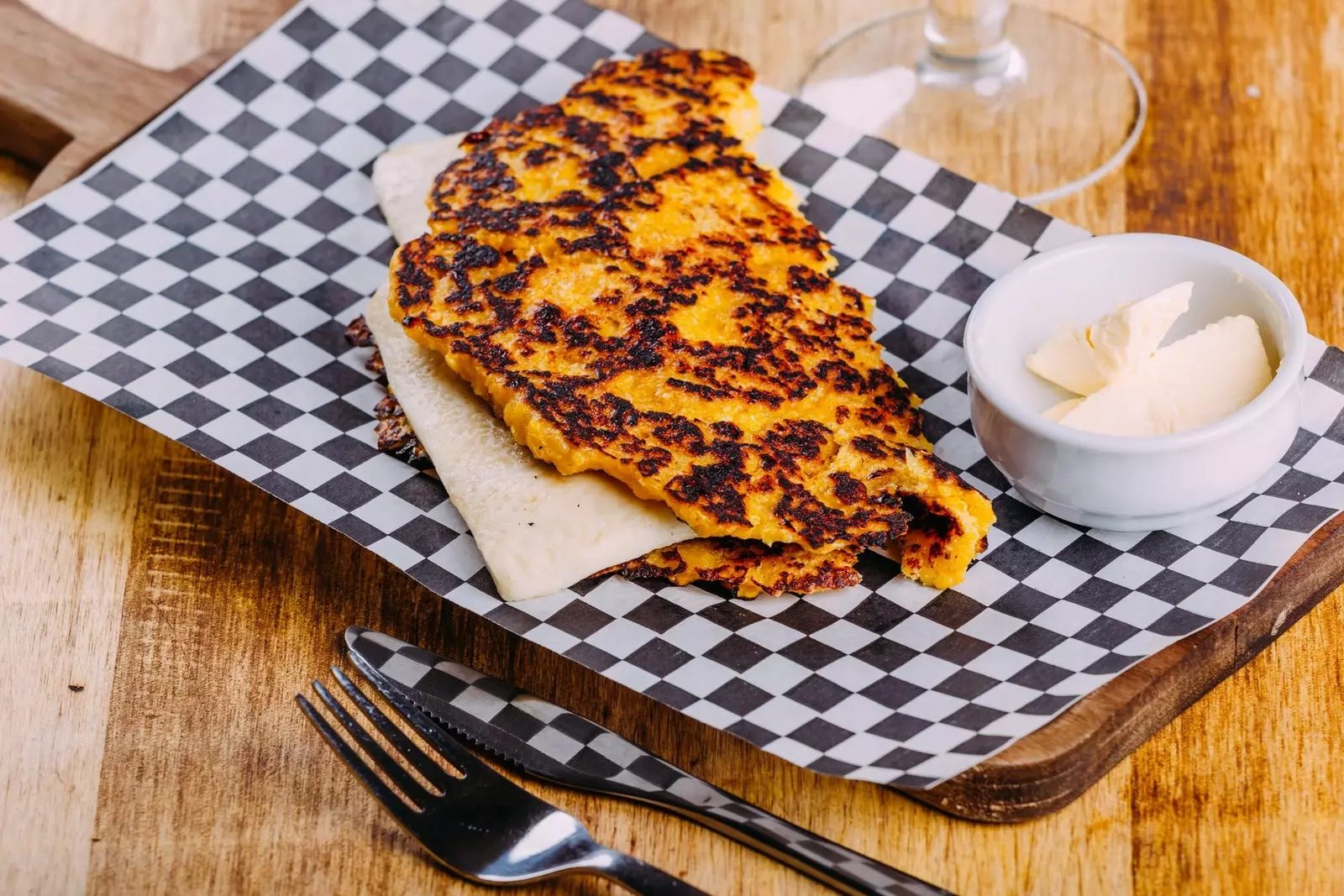 Venezolanische Cachapas in Píllalos