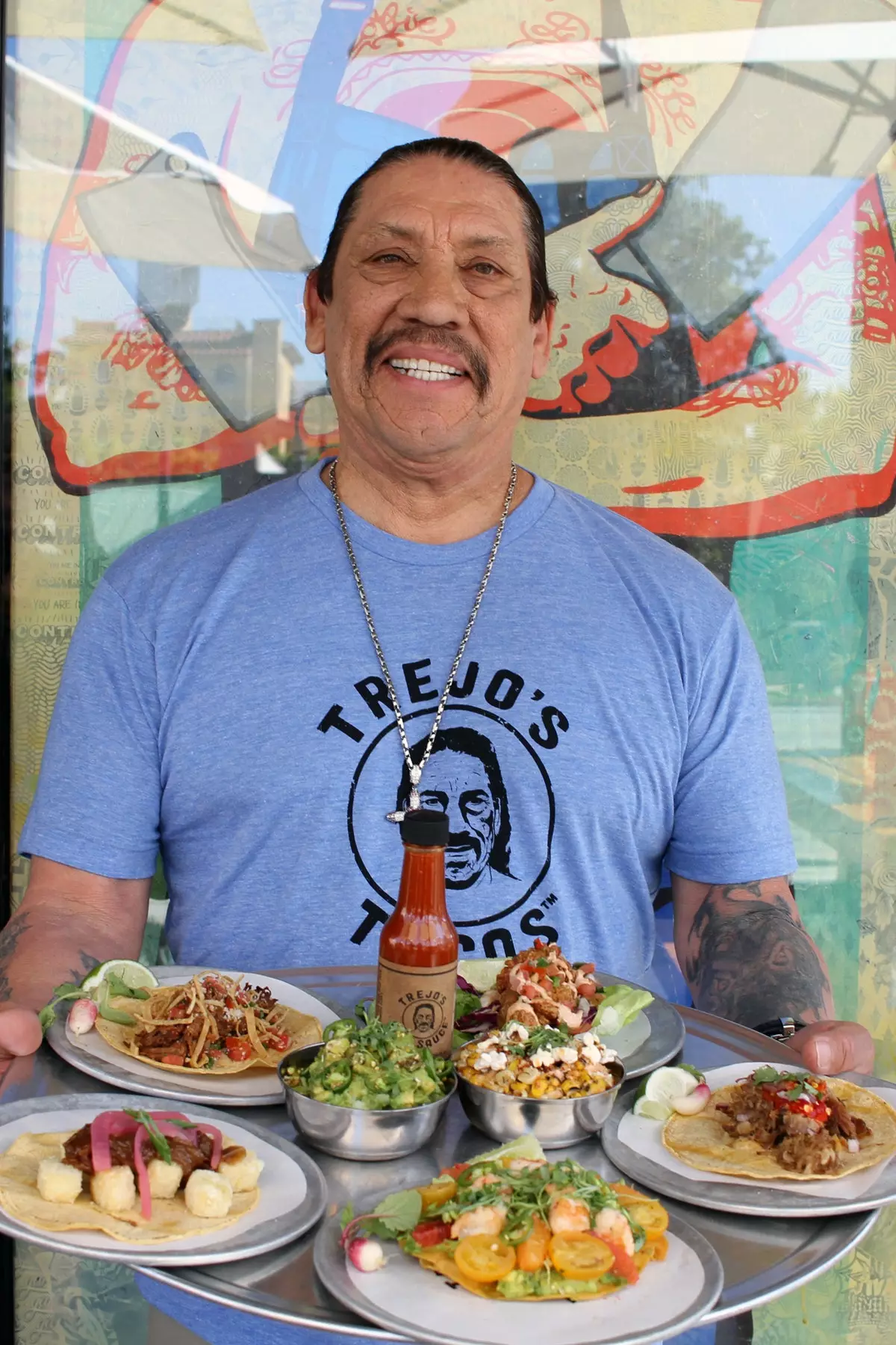 Taco com Danny Trejo