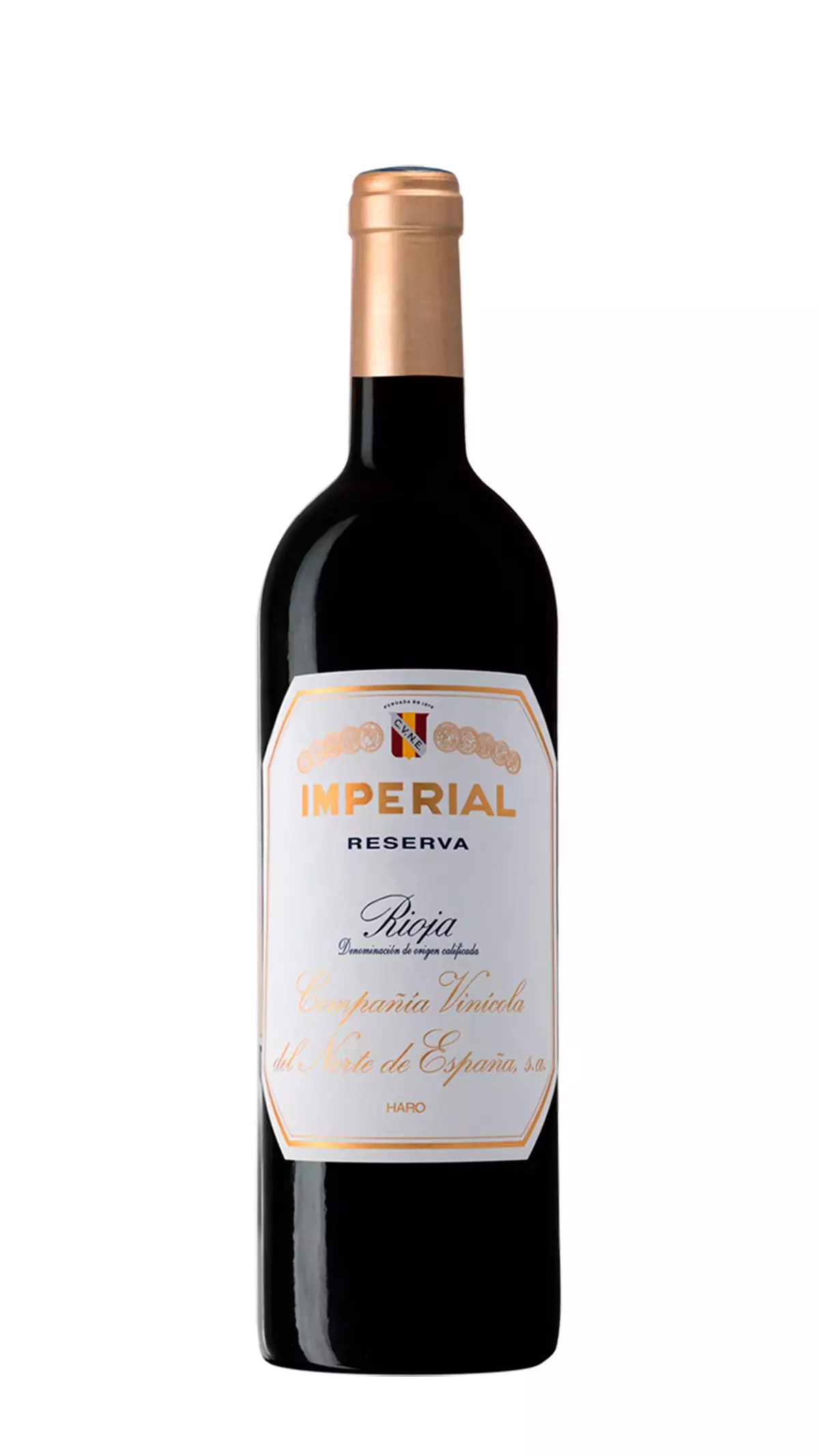 CVNE Imperial Reserva бөтелкесінің суреті