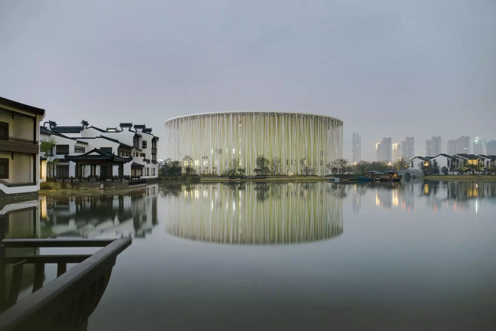 Il s'inspire de la plus grande forêt de bambous de Chine.