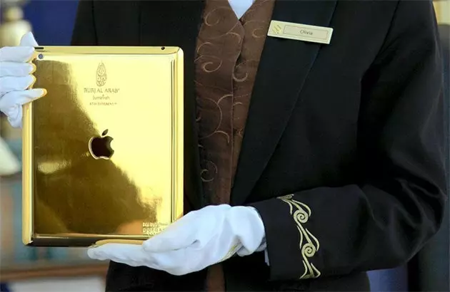 Złoty iPad Burj Al Arab