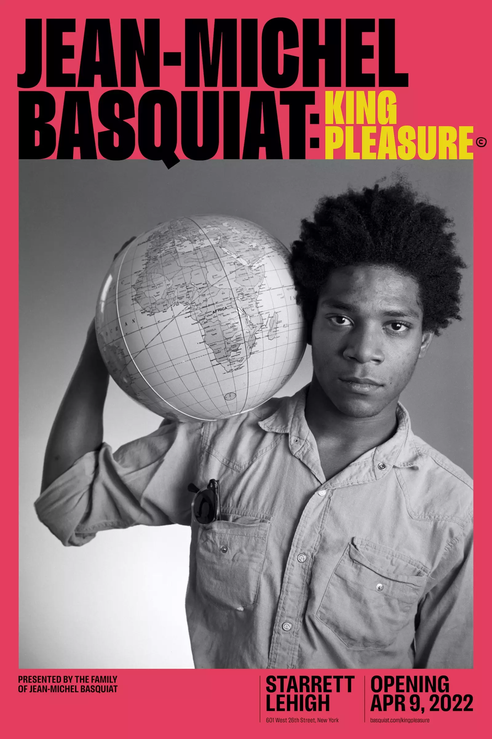 Uue Basquiati näituse plakat Christopher Makose fotodega