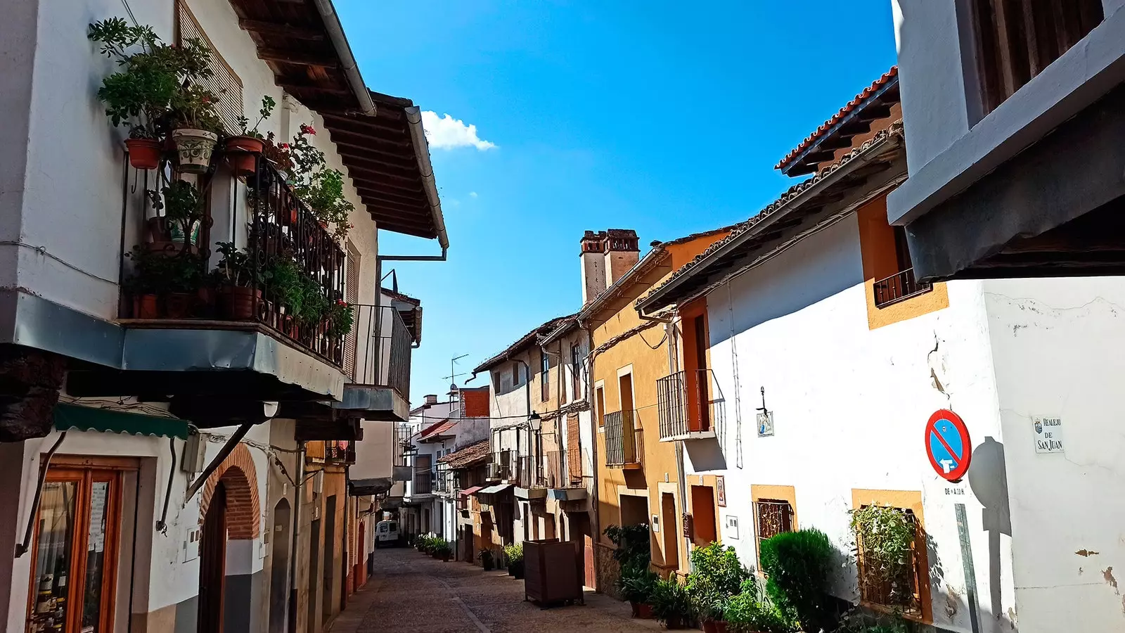 Straßen von Guadalupe in Cceres