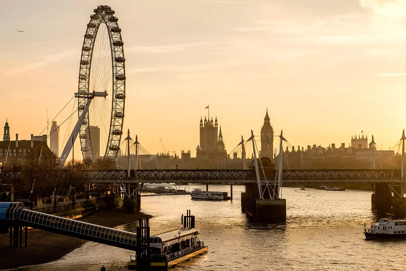 Speel met het perspectief van de London Eye