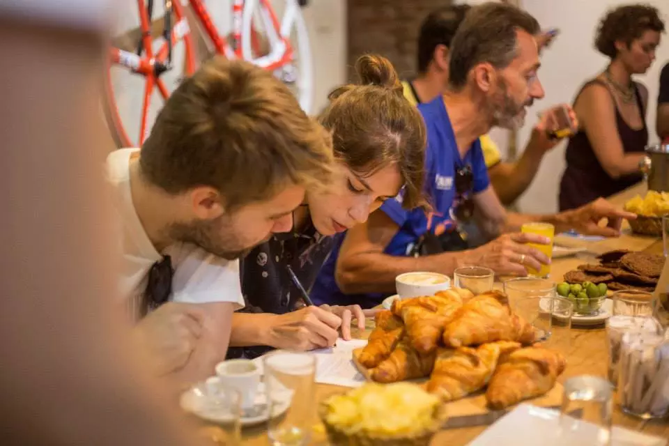 The Bicycle Cycling Café Workplace