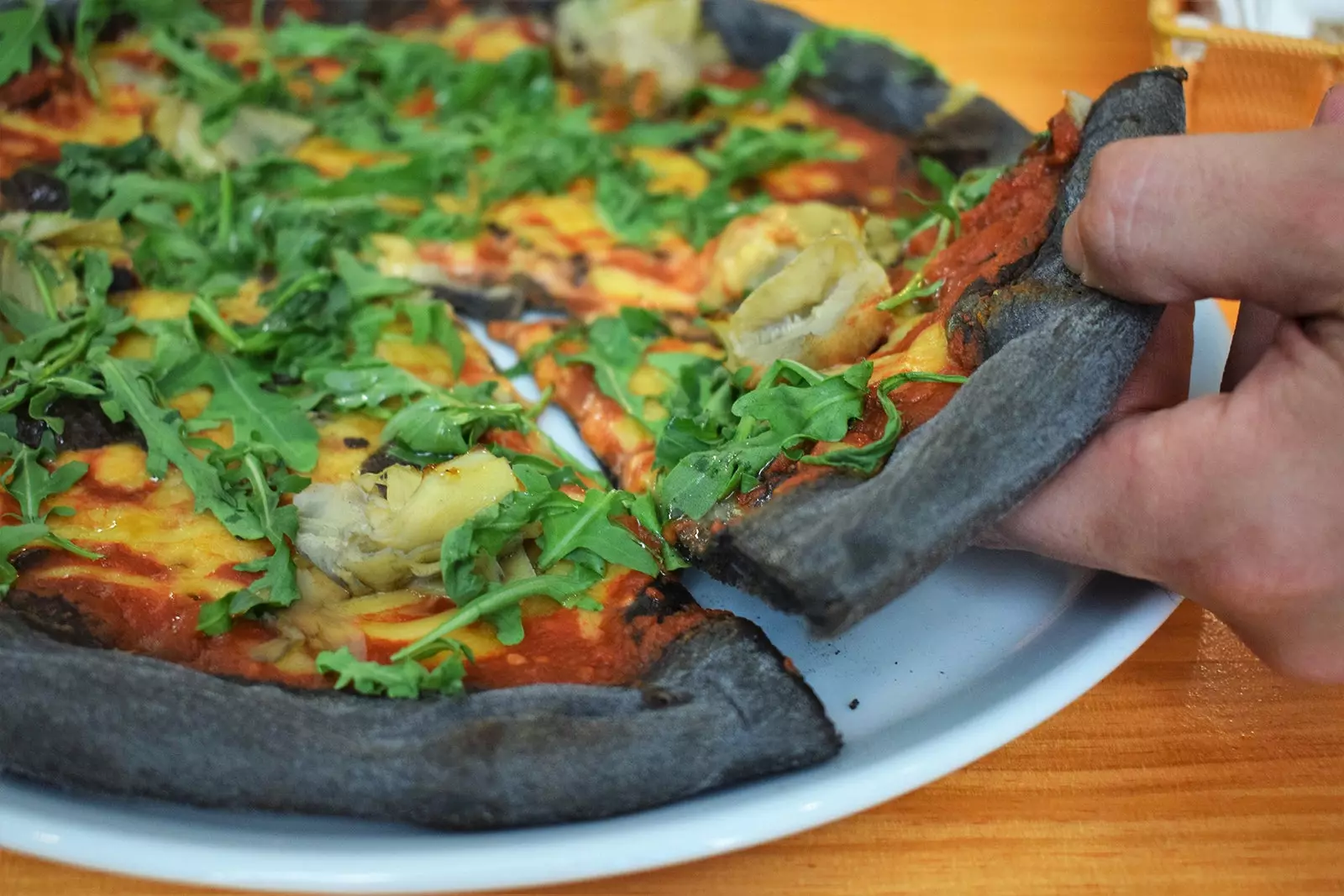 Pizzie Dixie Black Activated Charcoal Pizza