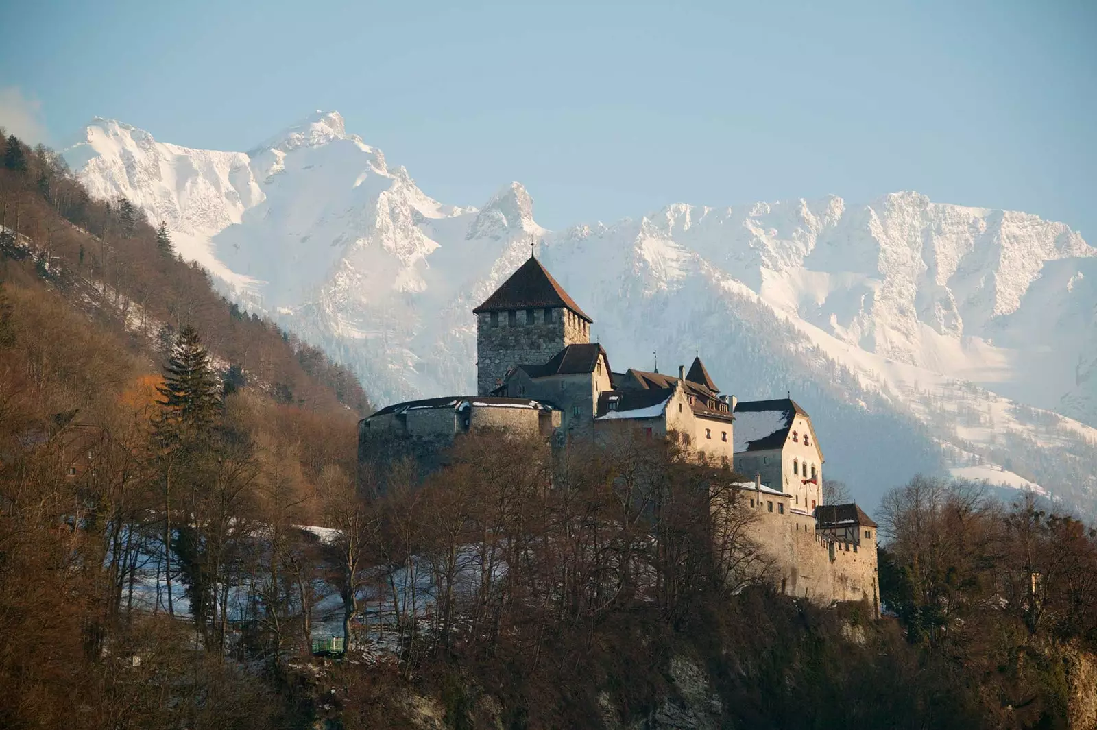 Vaduz slott Liechtenstein