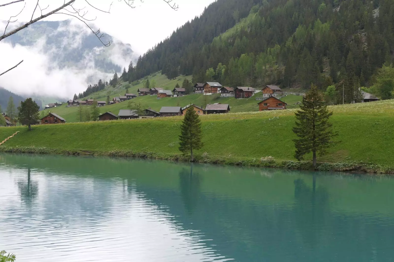 Innsjøen Ganglesee Leichtenstein