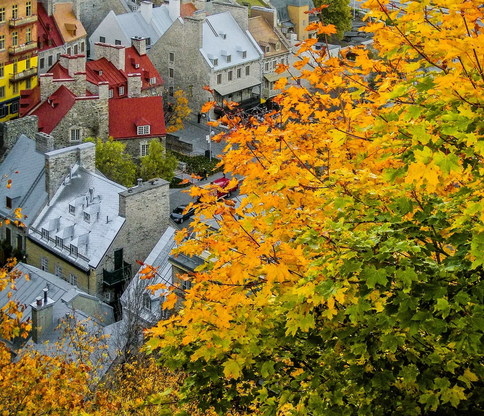 I vicoli del Quebec sono tipicamente francesi