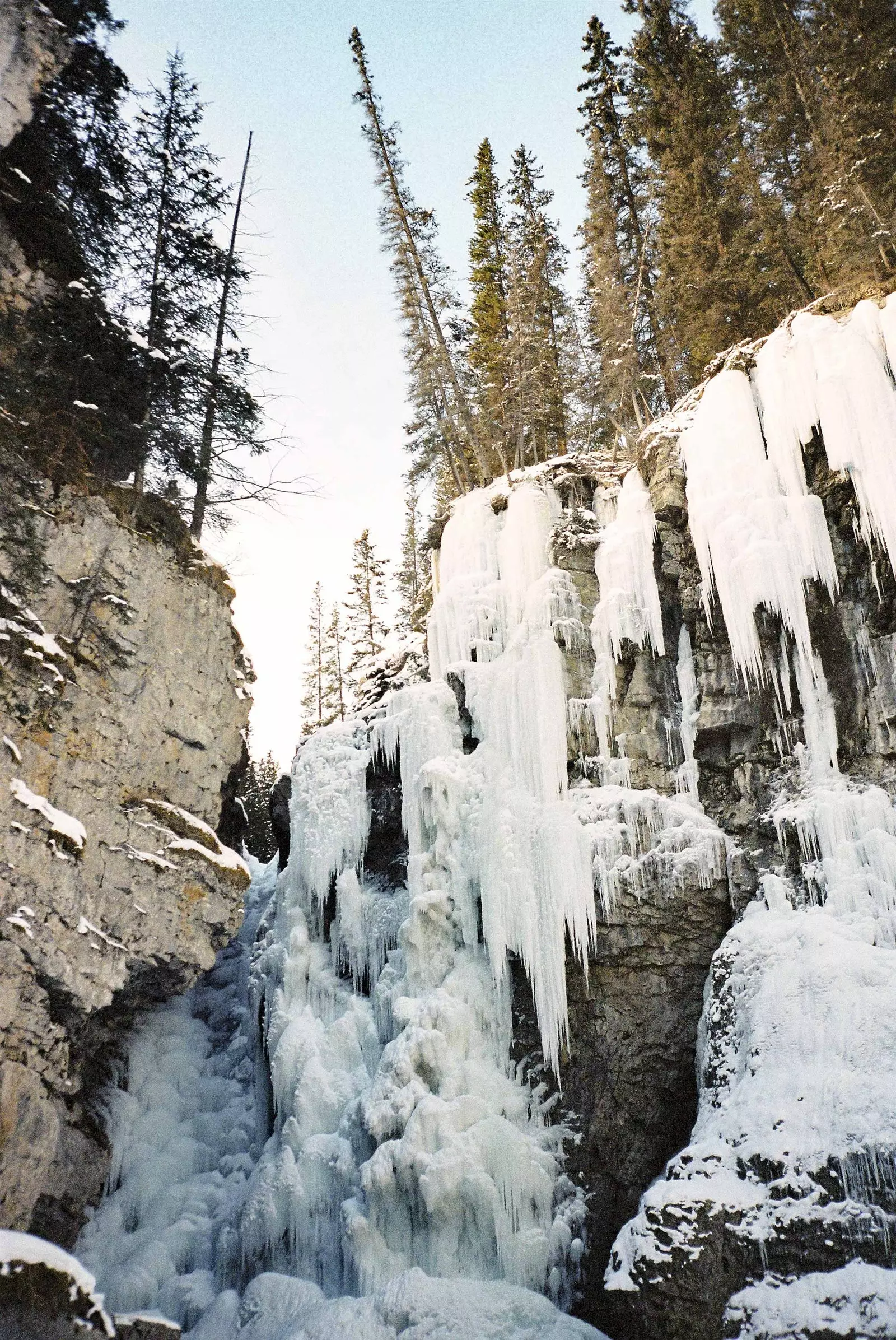 Bevroren Cascades van Johnson Canyon