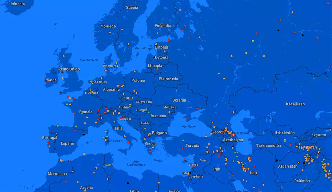 Mapa ohrozených jazykov