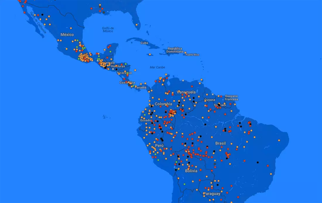 La mappa delle lingue in via di estinzione