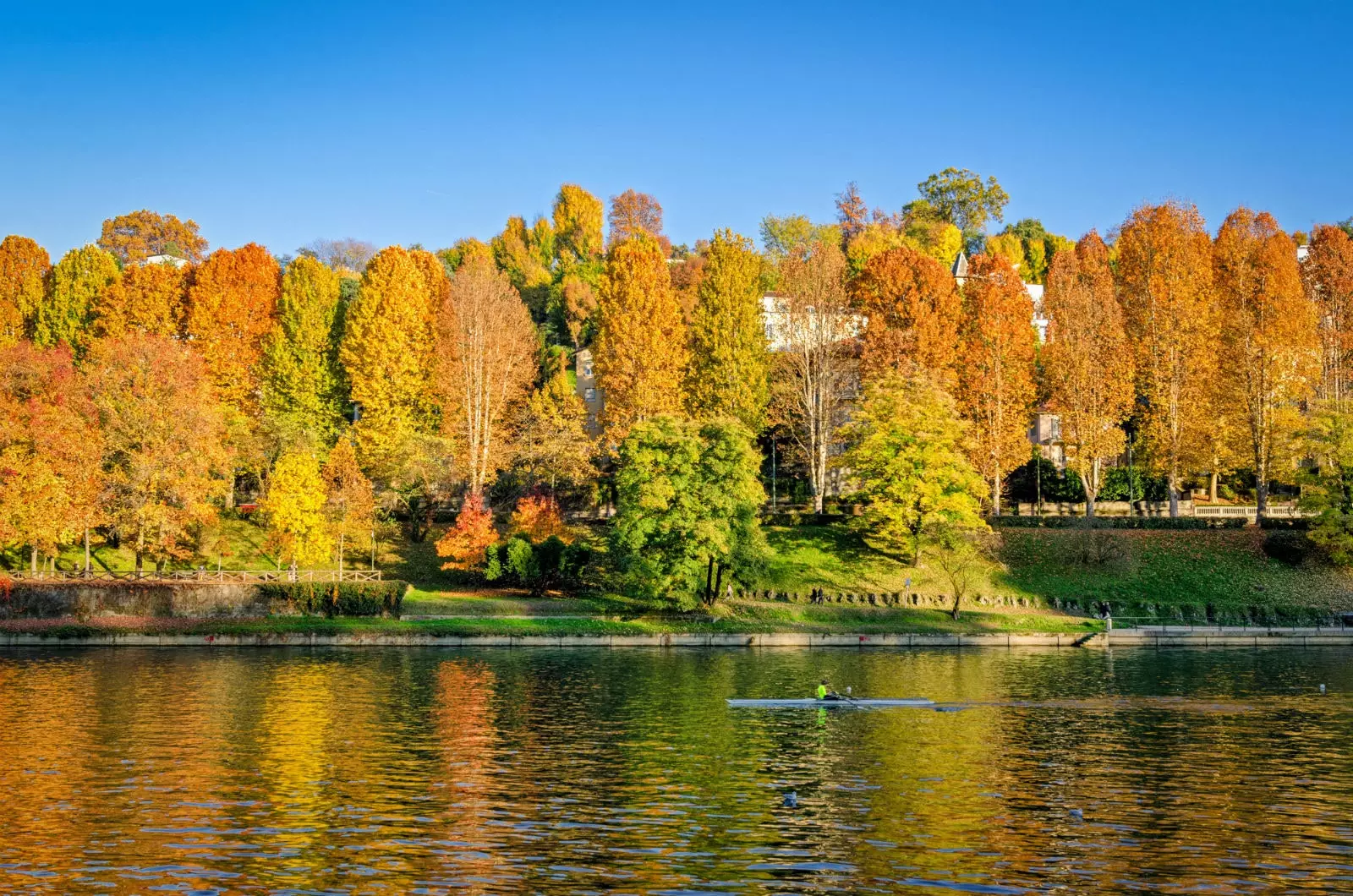 Fluss Po in Turin.