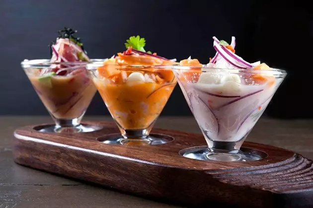 Trio di ceviche di Tanta Barcelona