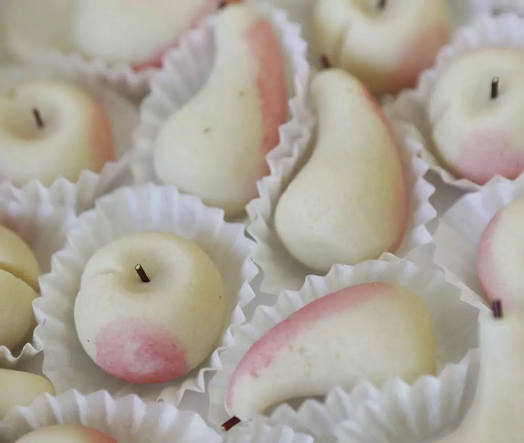 Fruit marzipan.