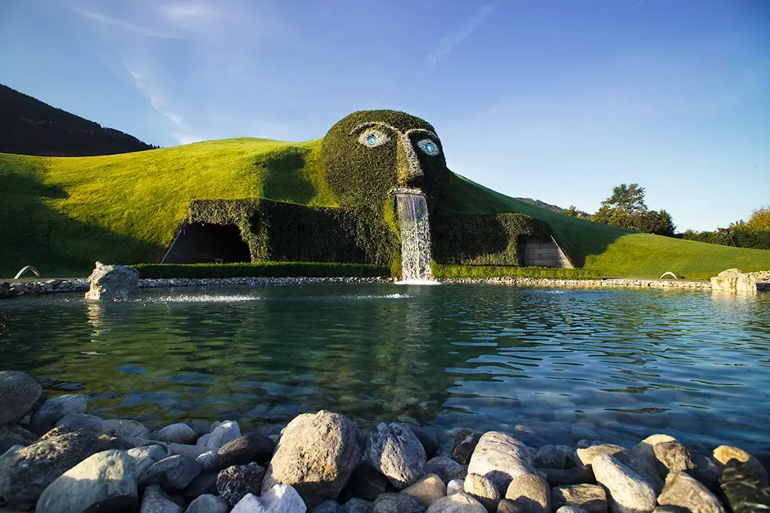 Väliruum Swarovski kristallimaailmad Innsbruckis.