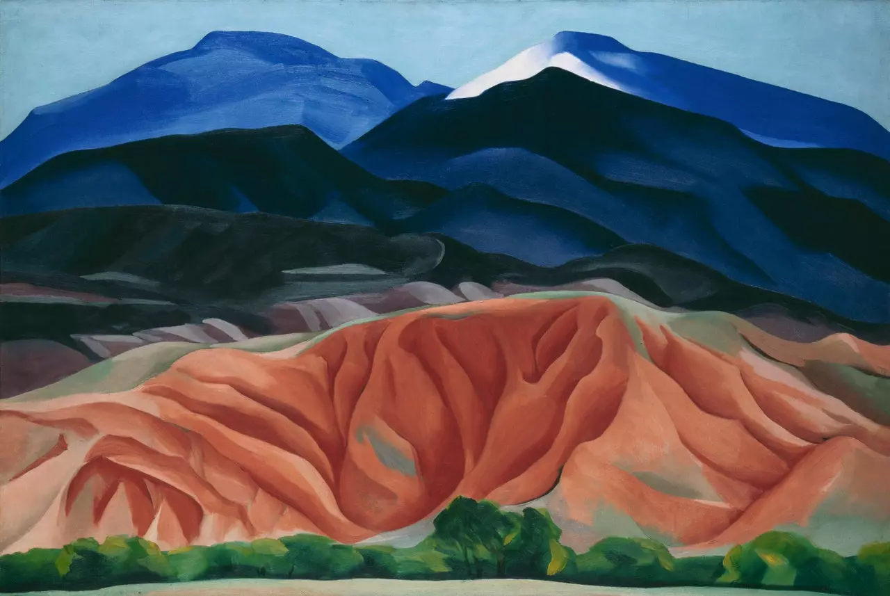 Black Mesa táj, Új-Mexikó, 1930, Georgia O'Keeffe Múzeum, Santa Fe