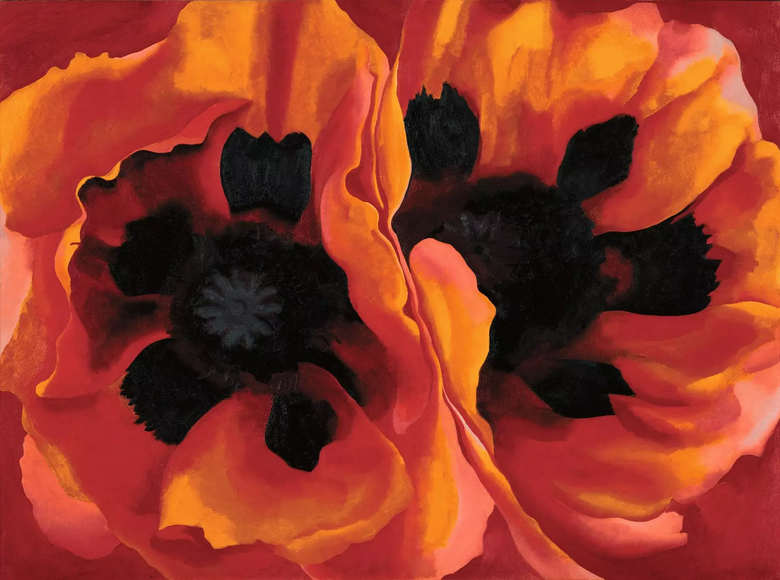 Oriental Poppies 1927 Weisman listasafnið við háskólann í Minnesota Minepolis