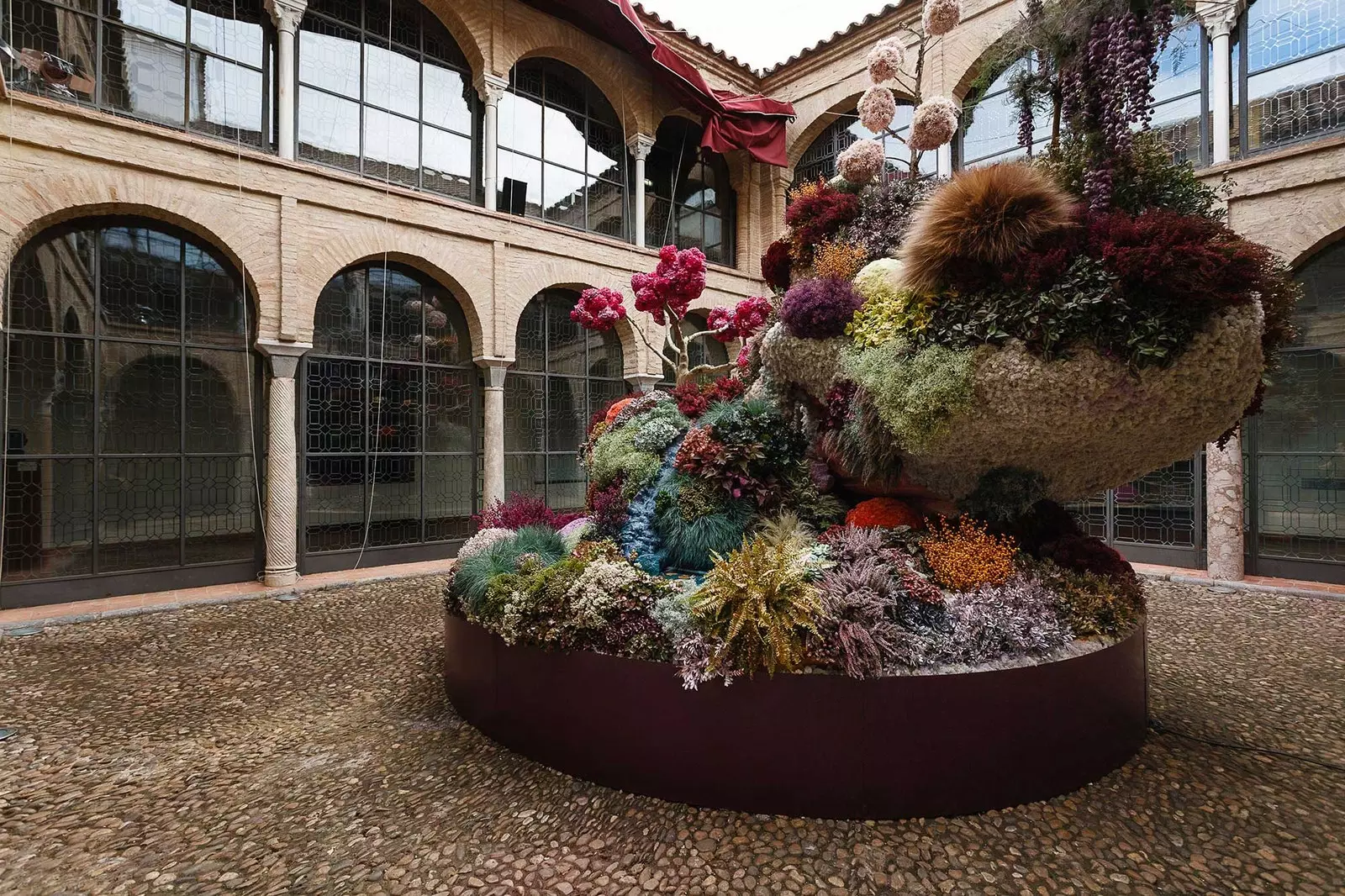 Arbeit von Isabel Marías FLORA Festival 2018