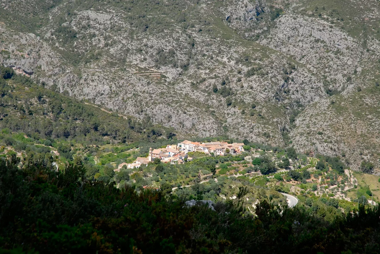 La Carroja-dalen i Gallinera