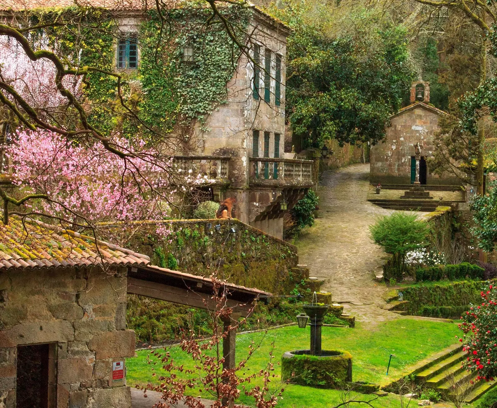 View of the Pazo de Faramello