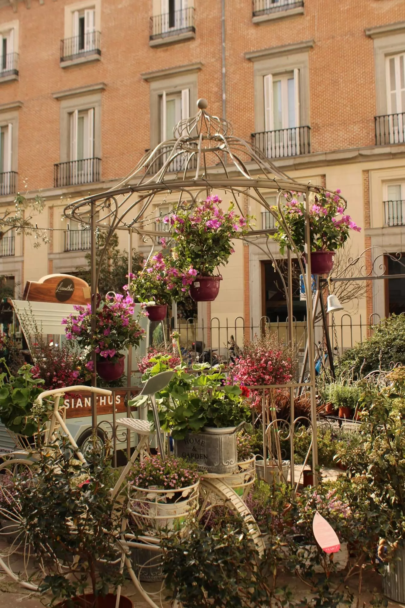 The spirit of the most beloved florist in Madrid will not be forgotten